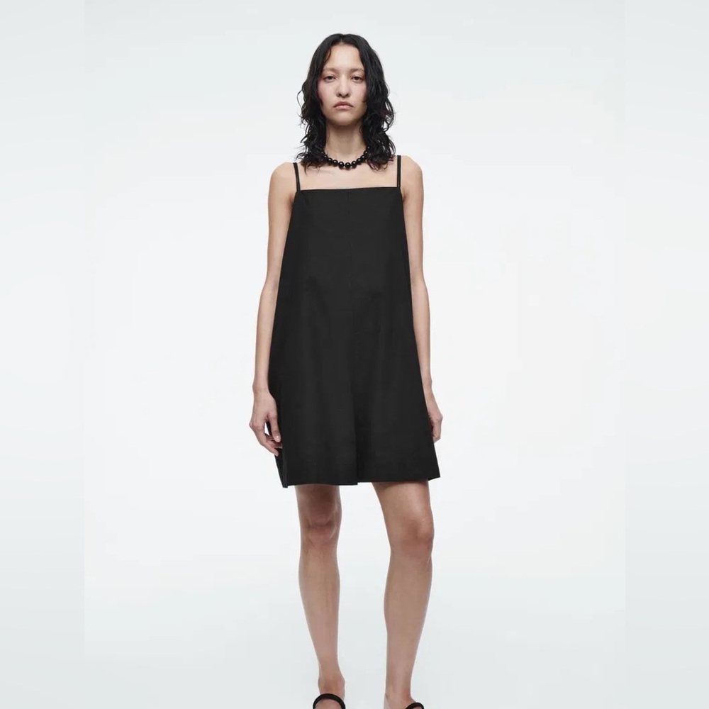 COS SQUARE-NECK PLAYSUIT
